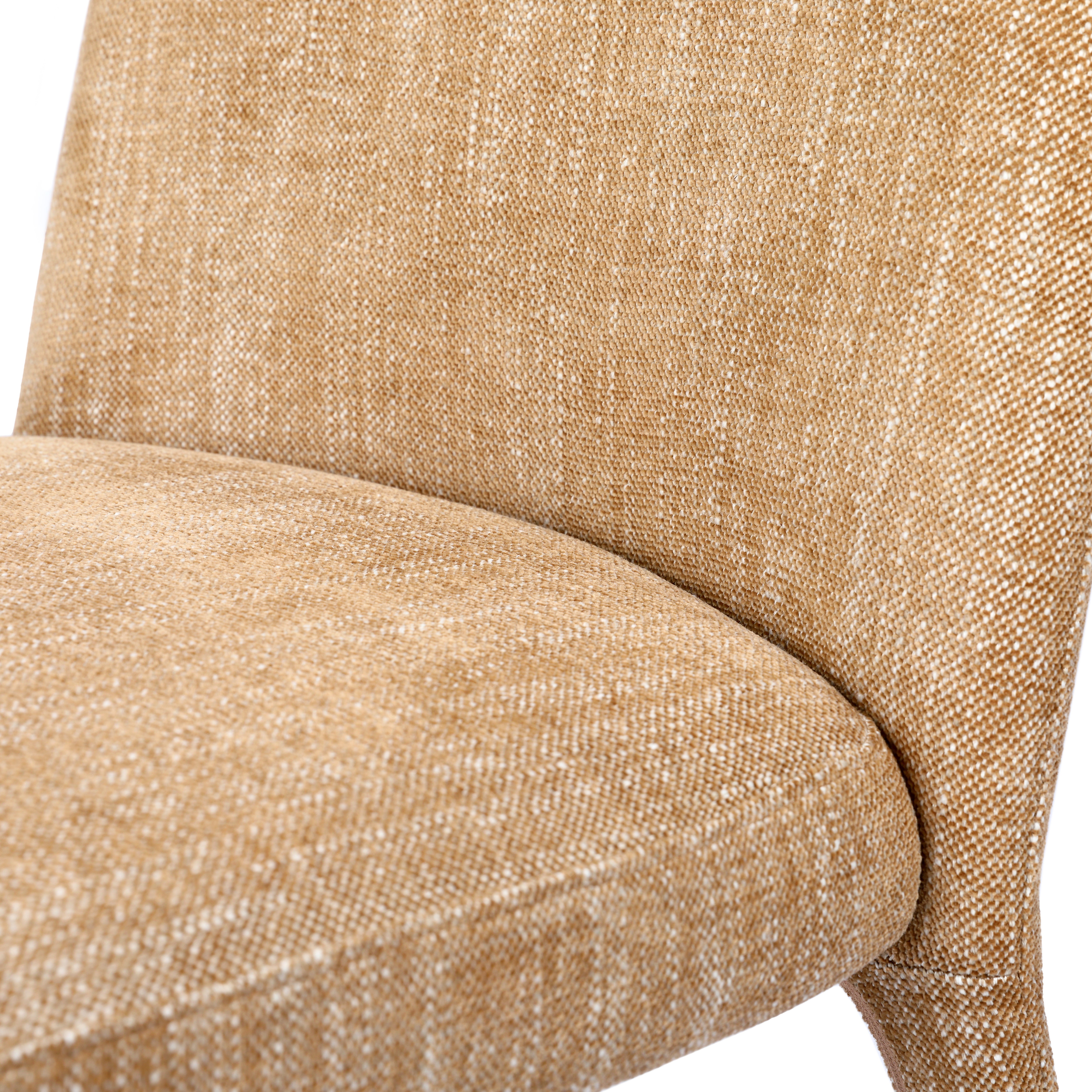 Set of 2 Eska Upholstered Wheat Dining Chairs